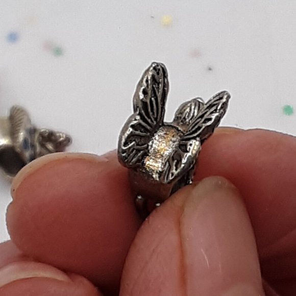 Fairies Set Of 5 Tibetan Silver Alloy Beads For European Style Charm Bracelets - Picture 4 of 13